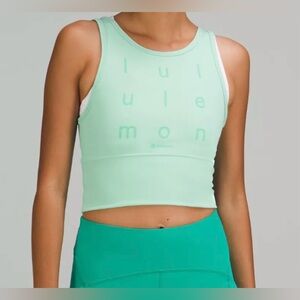 lululemon athletica Mint Green Cropped Tank